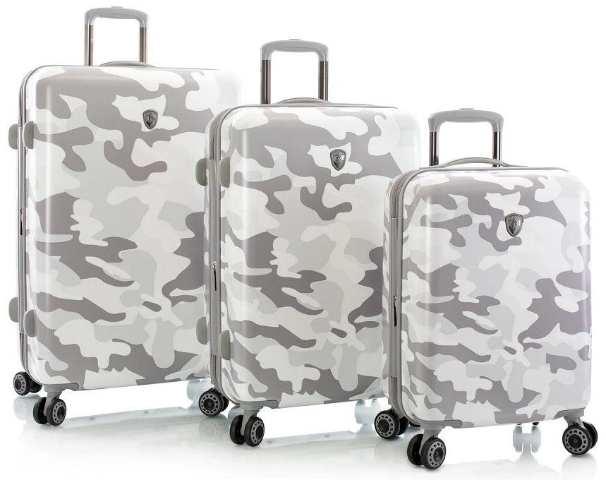 Heys White Camo 3-Piece Luggage Set
