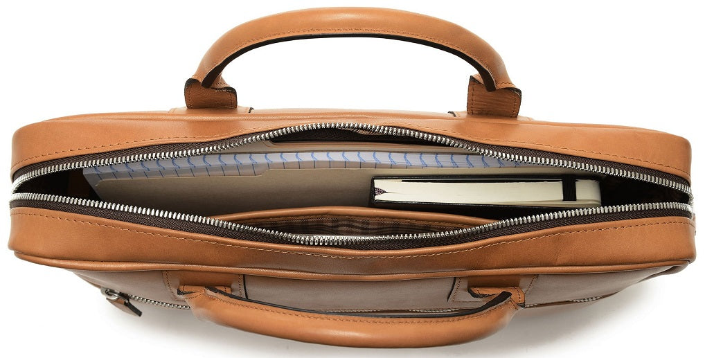 Korchmar Edwin Slim Leather Briefcase