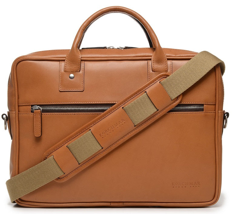 Korchmar Edwin Slim Leather Briefcase