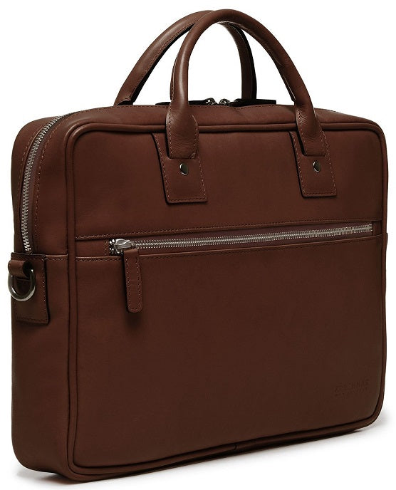 Korchmar Edwin Slim Leather Briefcase