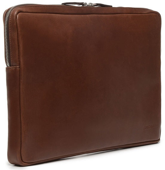 Korchmar Jackson Leather Zippered Briefcase