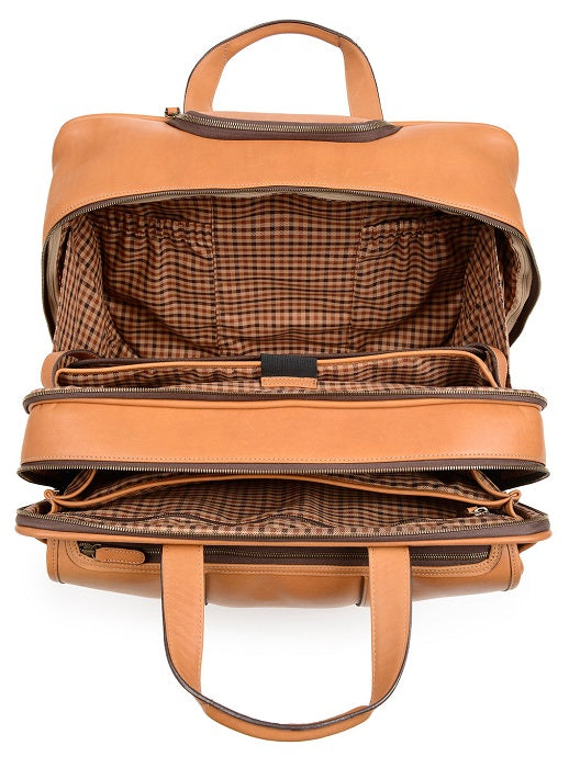 Korchmar Kenton Wheeled Leather Briefcase