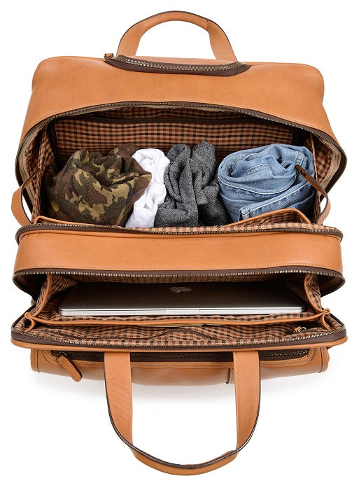 Korchmar Kenton Wheeled Leather Briefcase