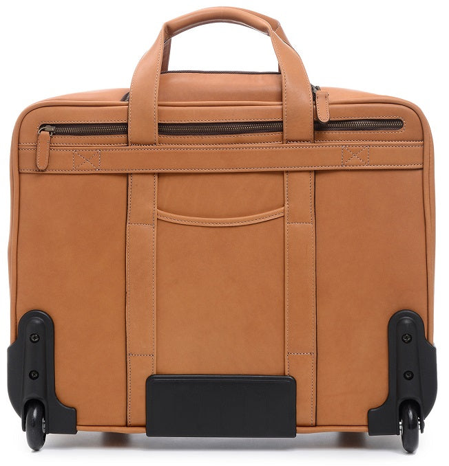 Korchmar Kenton Wheeled Leather Briefcase