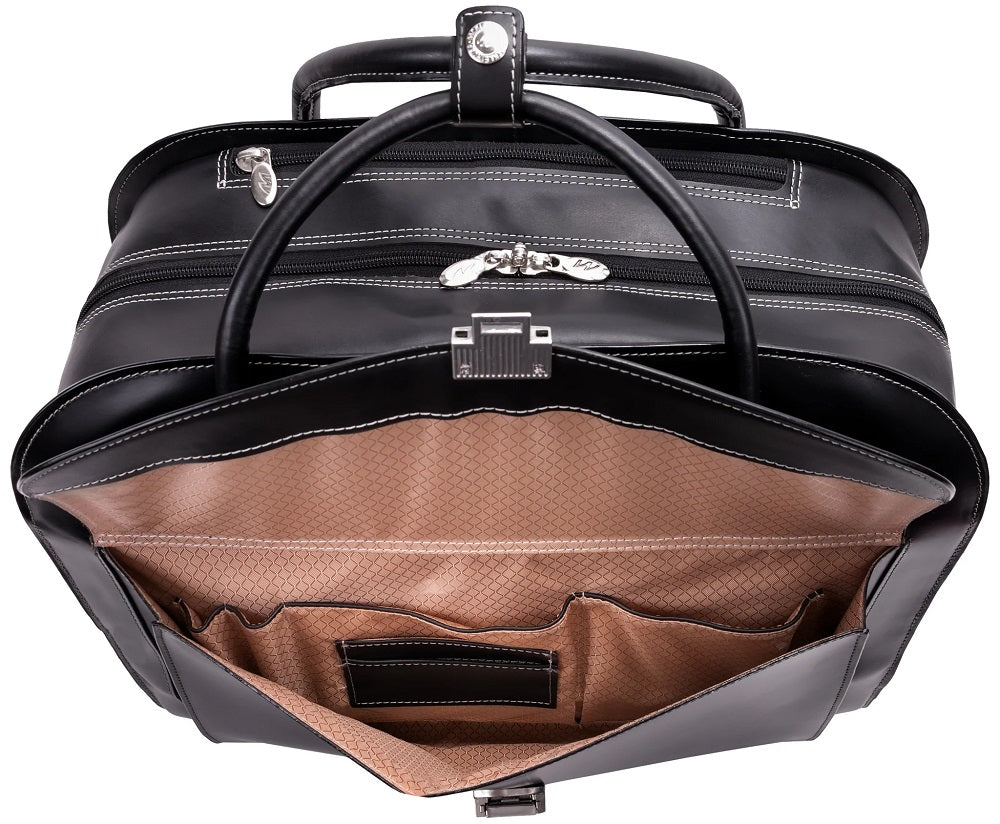 McKlein I Series Granville Wheeled Laptop Briefcase