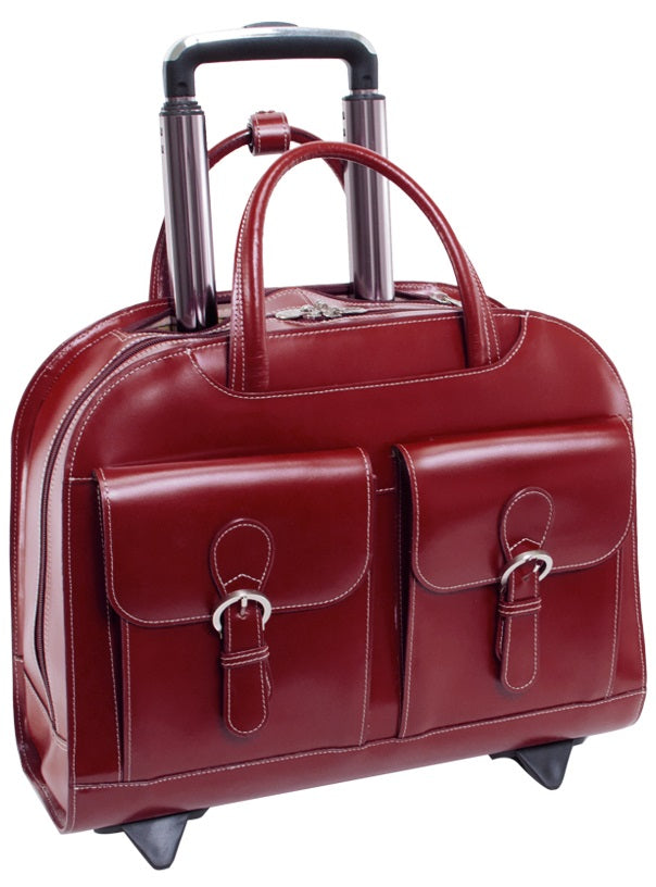 McKlein L Series Davis Wheeled Laptop Briefcase