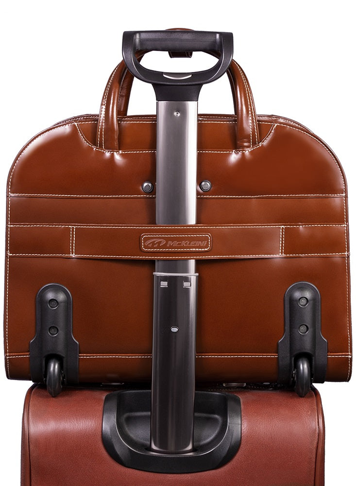 McKlein L Series Davis Wheeled Laptop Briefcase