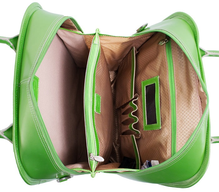 McKlein W Series La Grange Detachable-Wheeled Briefcase