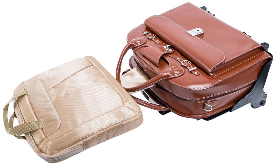 McKlein W Series Roseville Detachable-Wheeled Briefcase