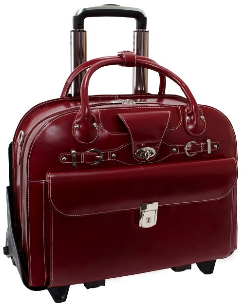 McKlein W Series Roseville Detachable-Wheeled Briefcase