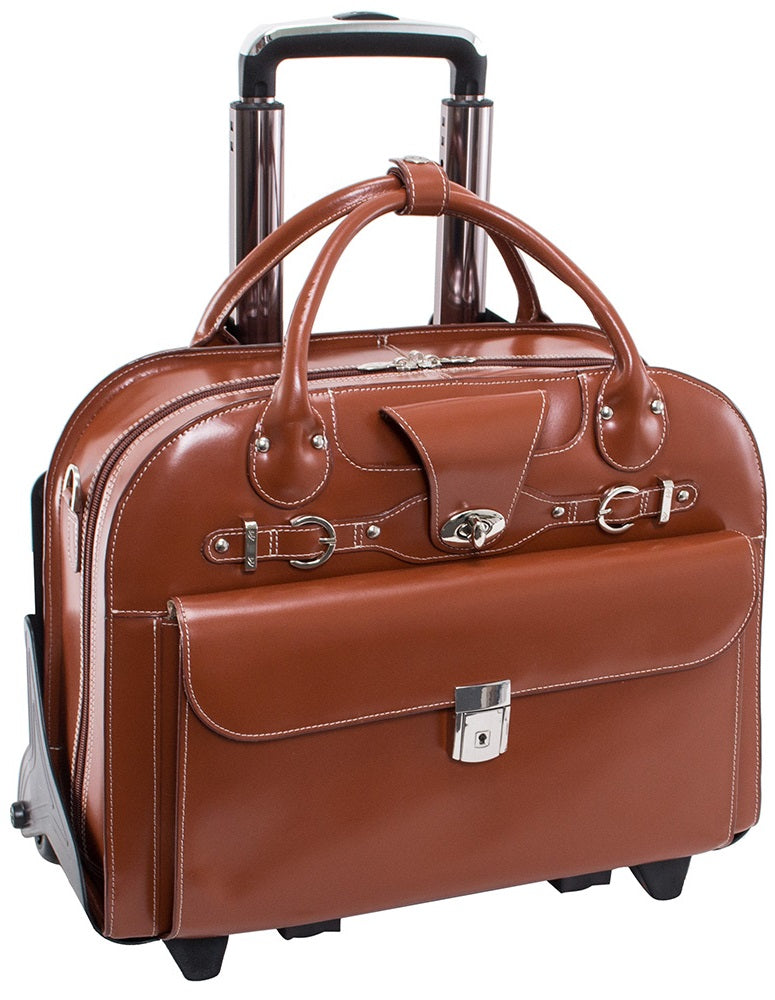 McKlein W Series Roseville Detachable-Wheeled Briefcase