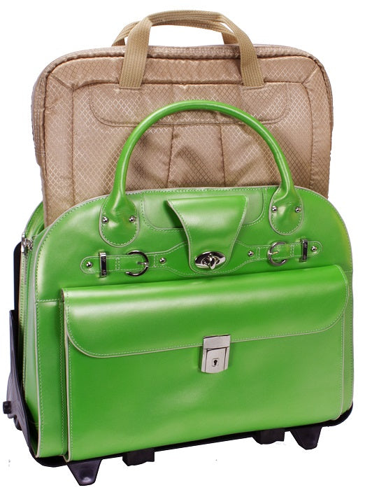 McKlein W Series Roseville Detachable-Wheeled Briefcase