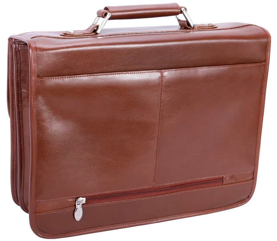 Siamod Belvedere Leather Laptop Briefcase