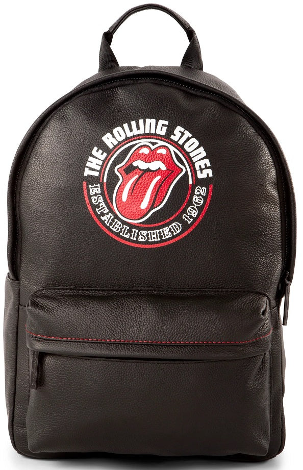 The Rolling Stones Leather Backpack