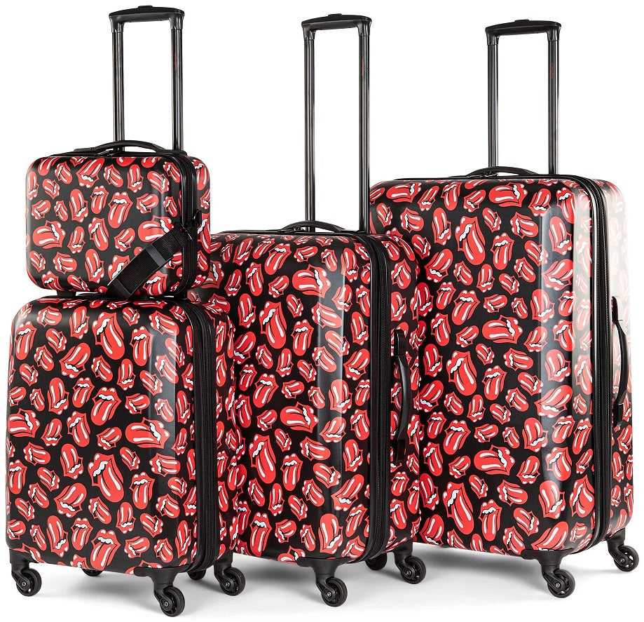 The Rolling Stones Ruby Tuesday 4-Piece Luggage Set