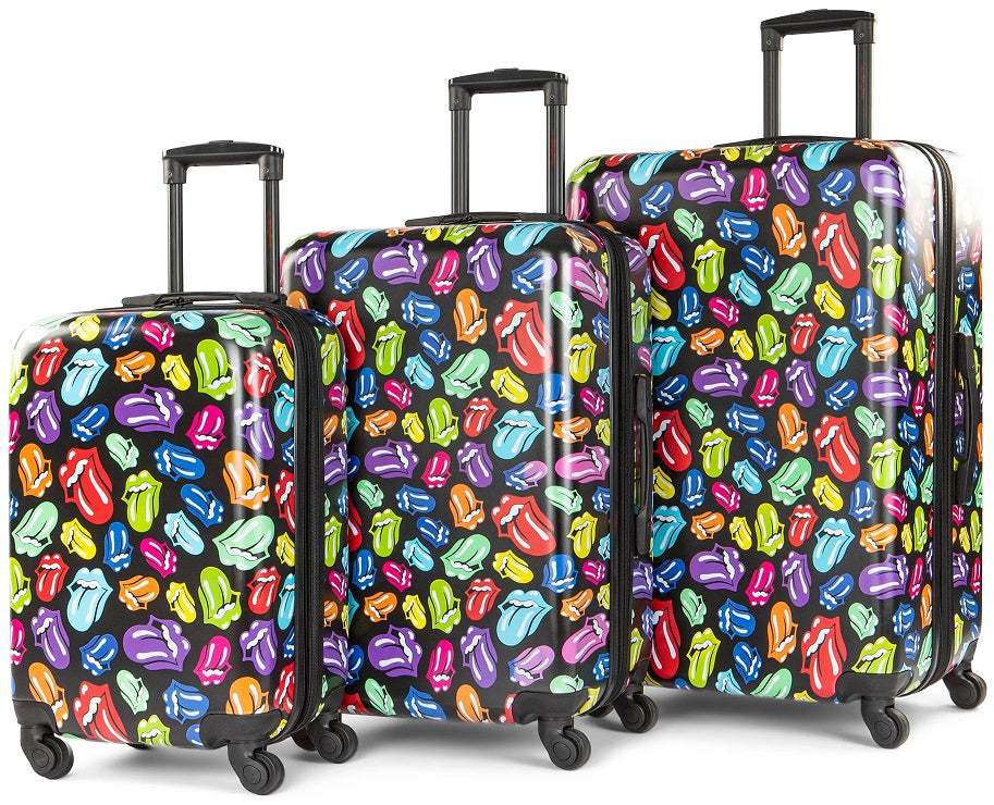 The Rolling Stones Time Is On My Side 3-Piece Luggage Set