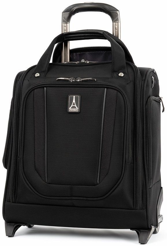 Travelpro Crew VersaPack Rolling Underseat Carry-On in Jet Black