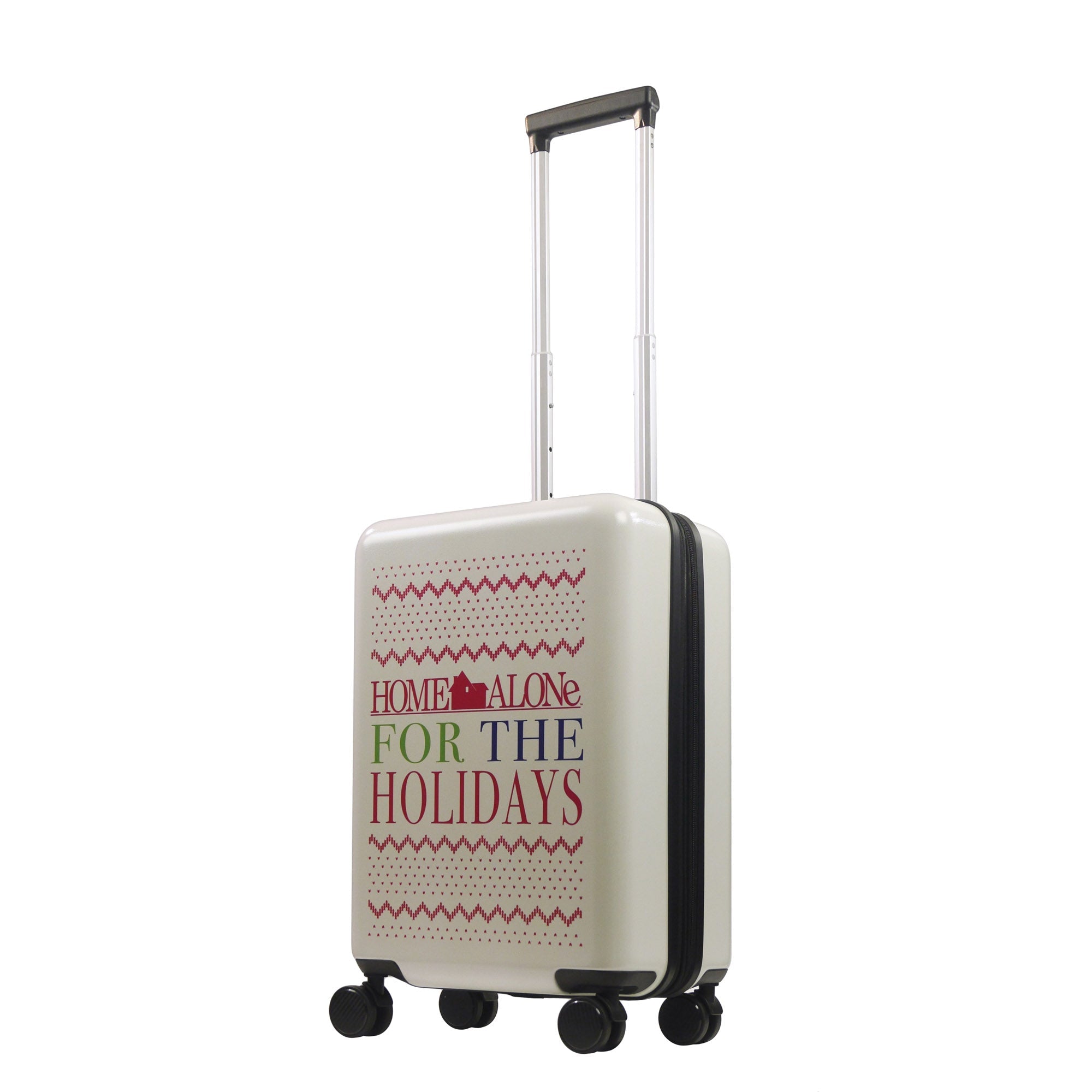 Home Alone 22.5" White Carry-On Suitcase Luggage