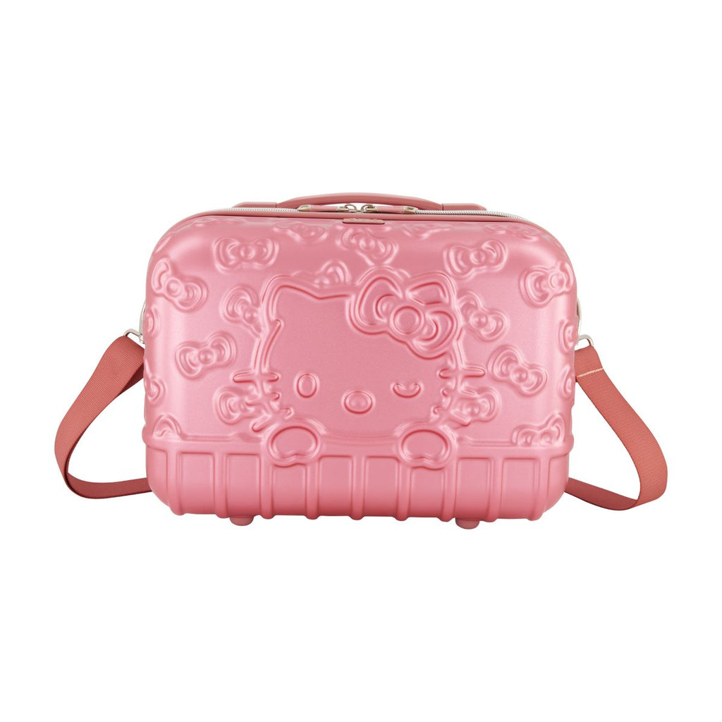 Hello Kitty Pink Molded Carry-on Train Case