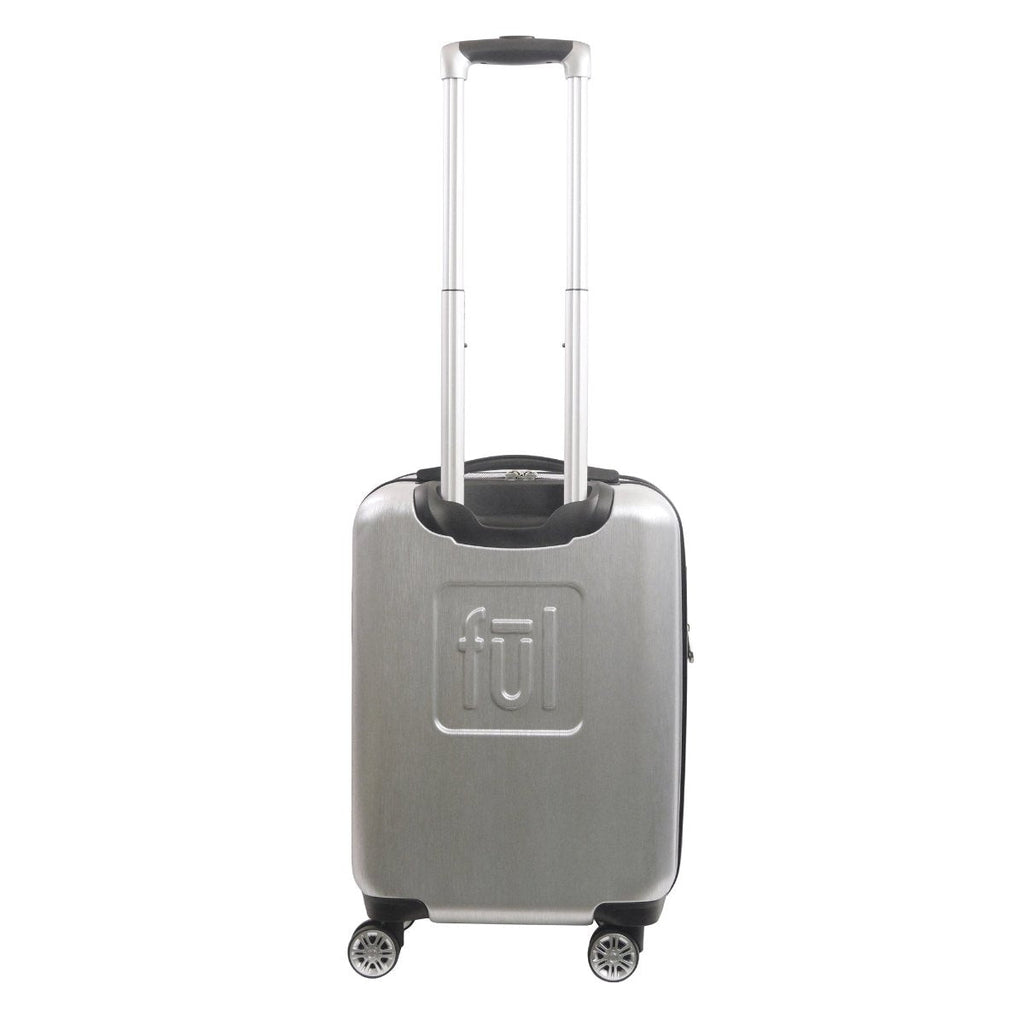 Peanuts Snoopy & Woodstock Silver 22" Carry-on Spinner Luggage