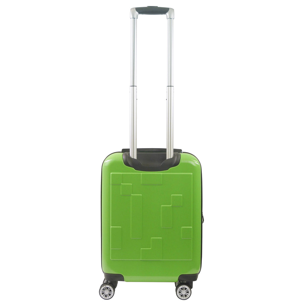 Minecraft Creeper Big face 21.5" Expandable Carry-On Spinner Luggage by FŪL