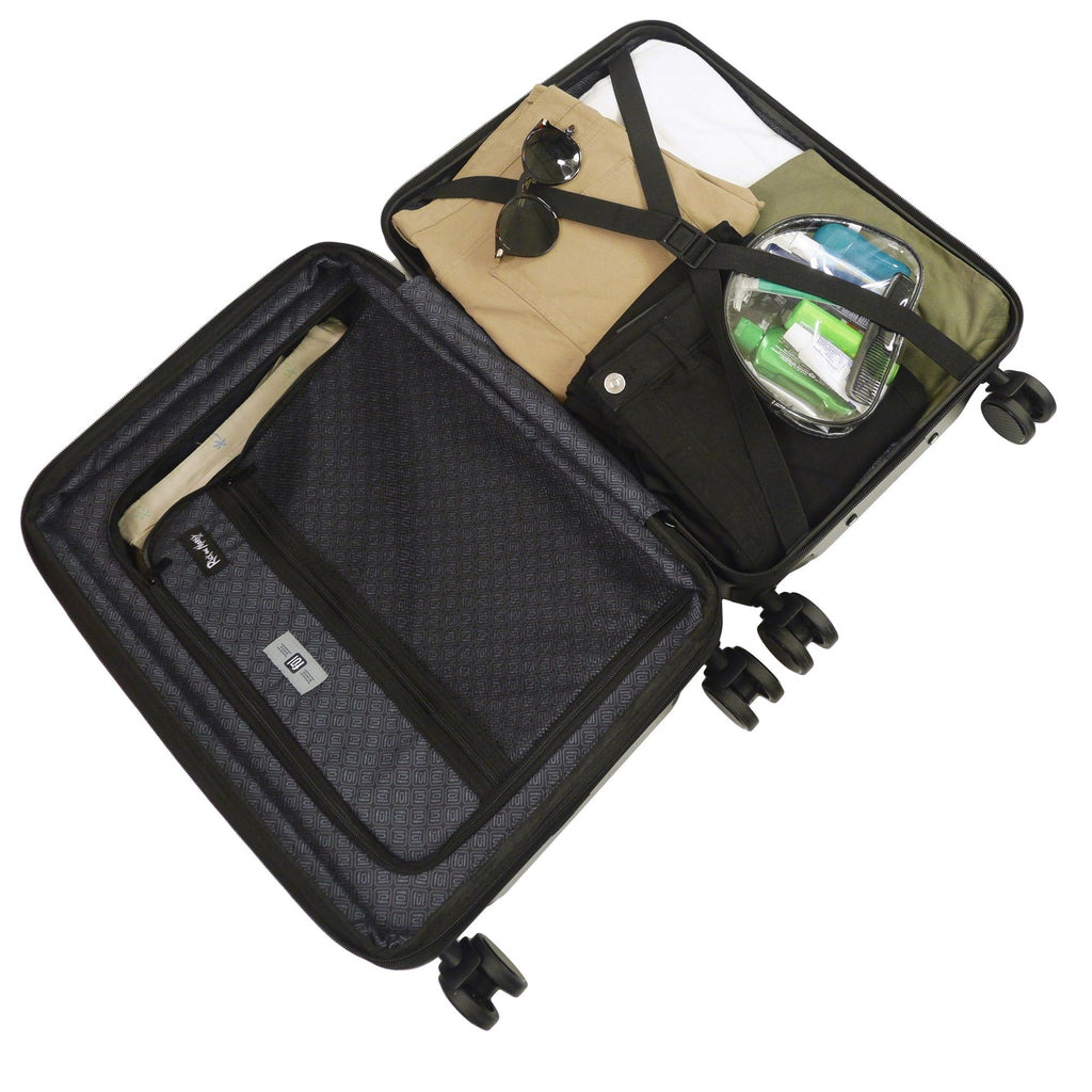 Rick and Morty Ful 22.5" Black Carry-On Luggage
