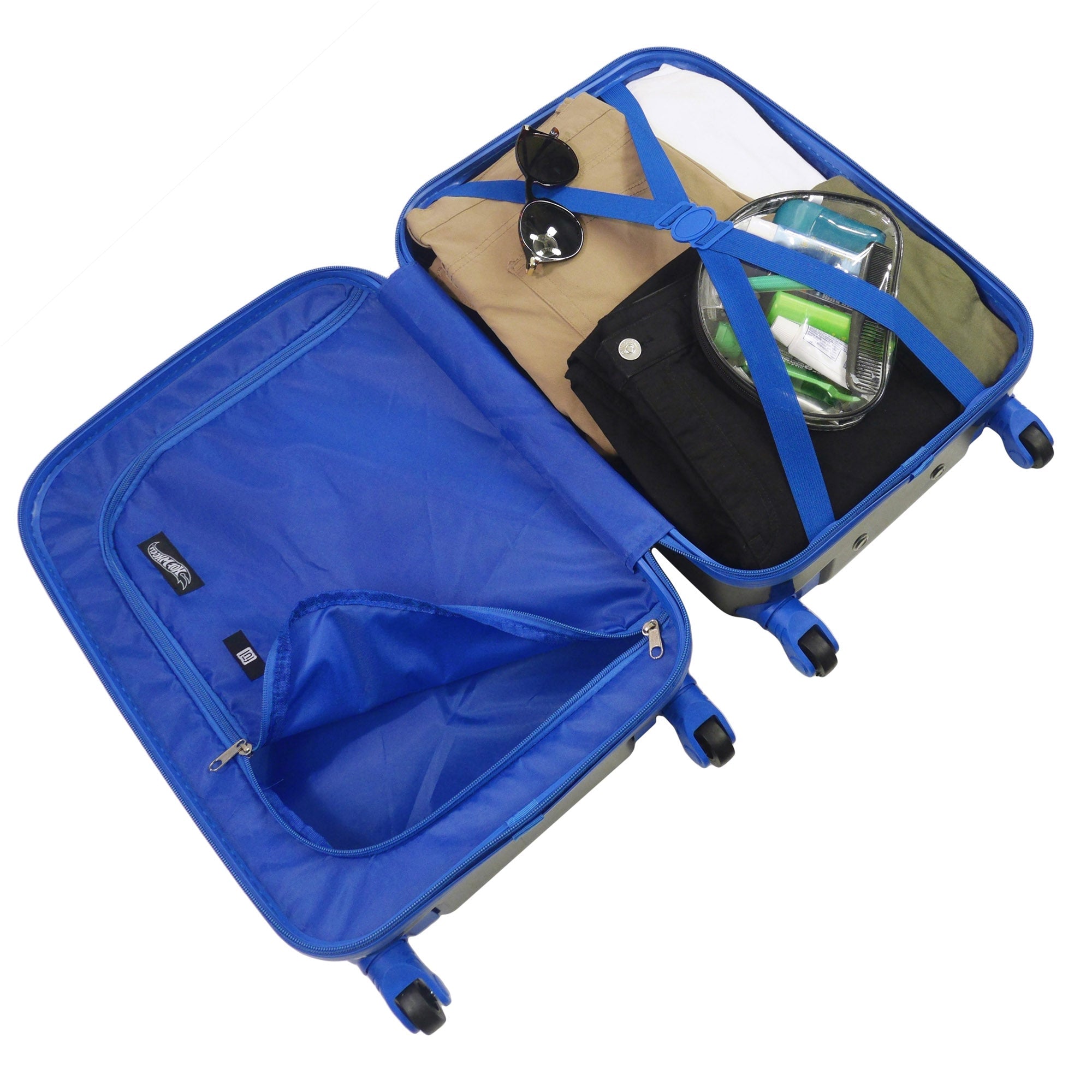 Hot Wheels 20.5" Black Kids Spinner Carry-on Luggage