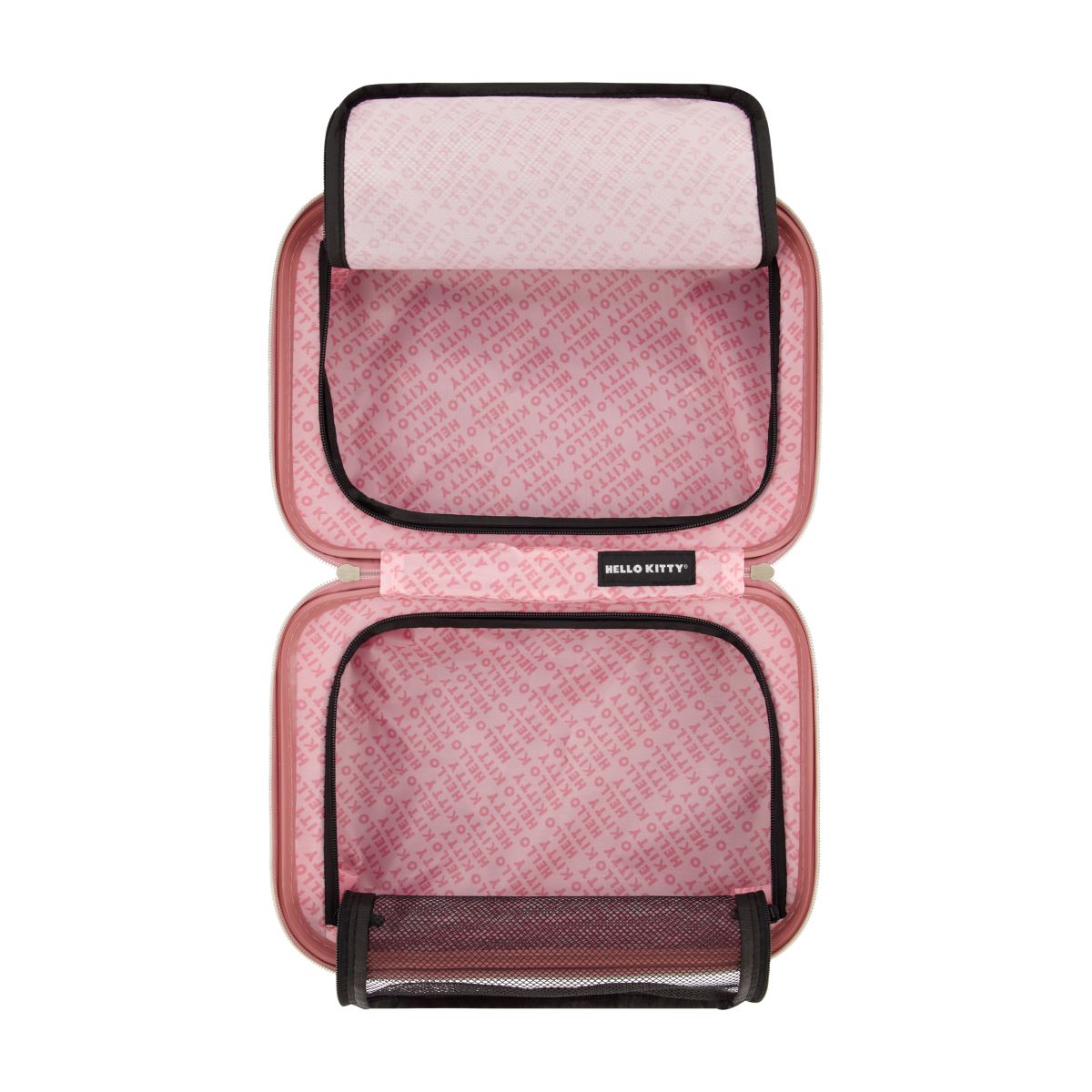 Hello Kitty Pink Molded Carry-on Train Case