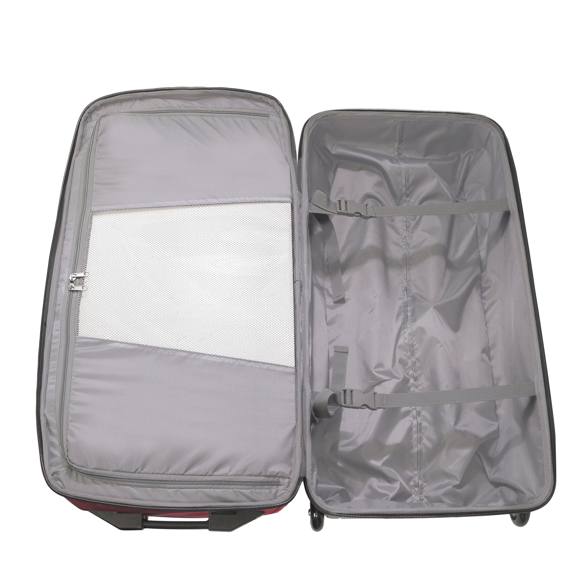 Workhorse 30" Split Level Dark Red FŪL Rolling Duffle Bag