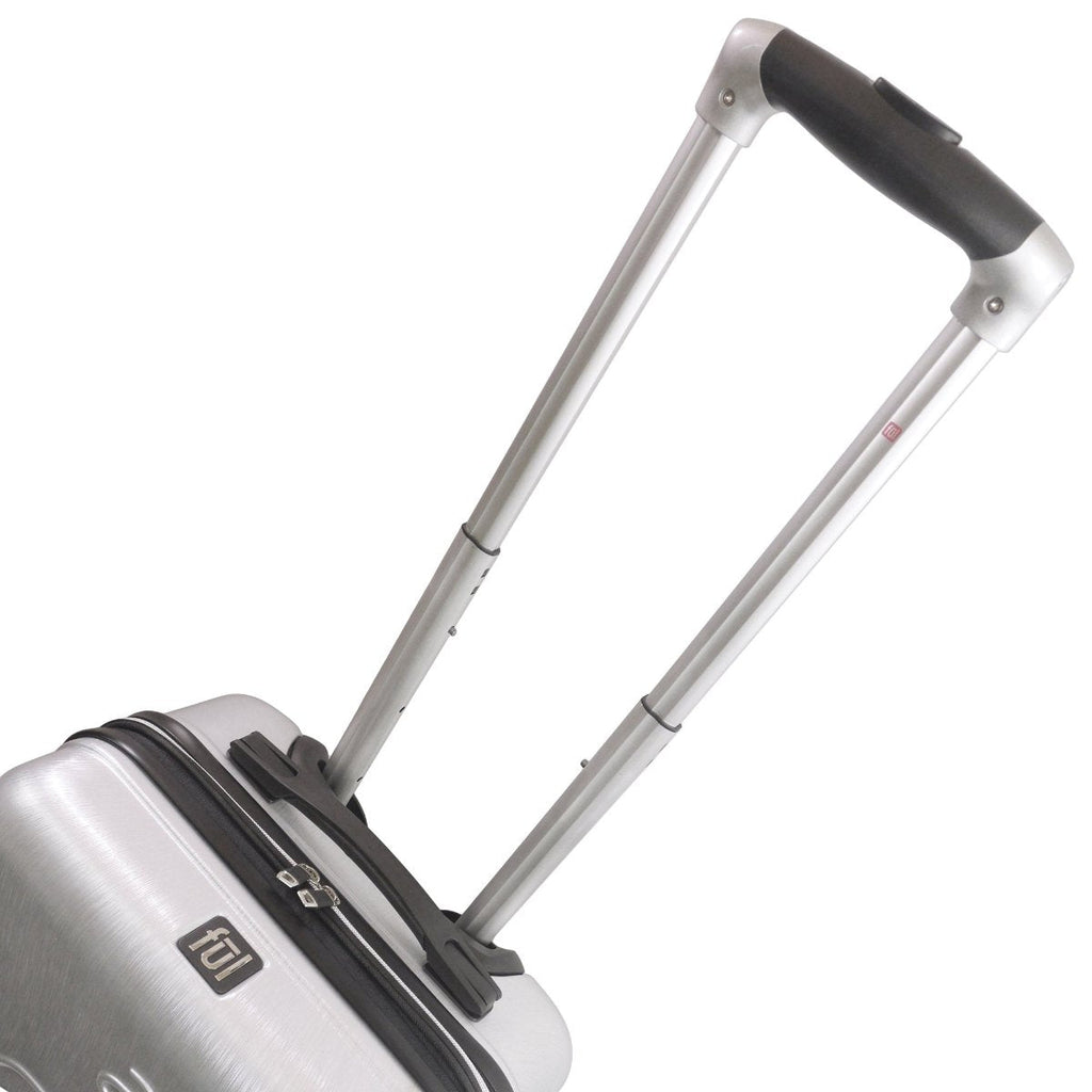 Peanuts Snoopy & Woodstock Silver 22" Carry-on Spinner Luggage