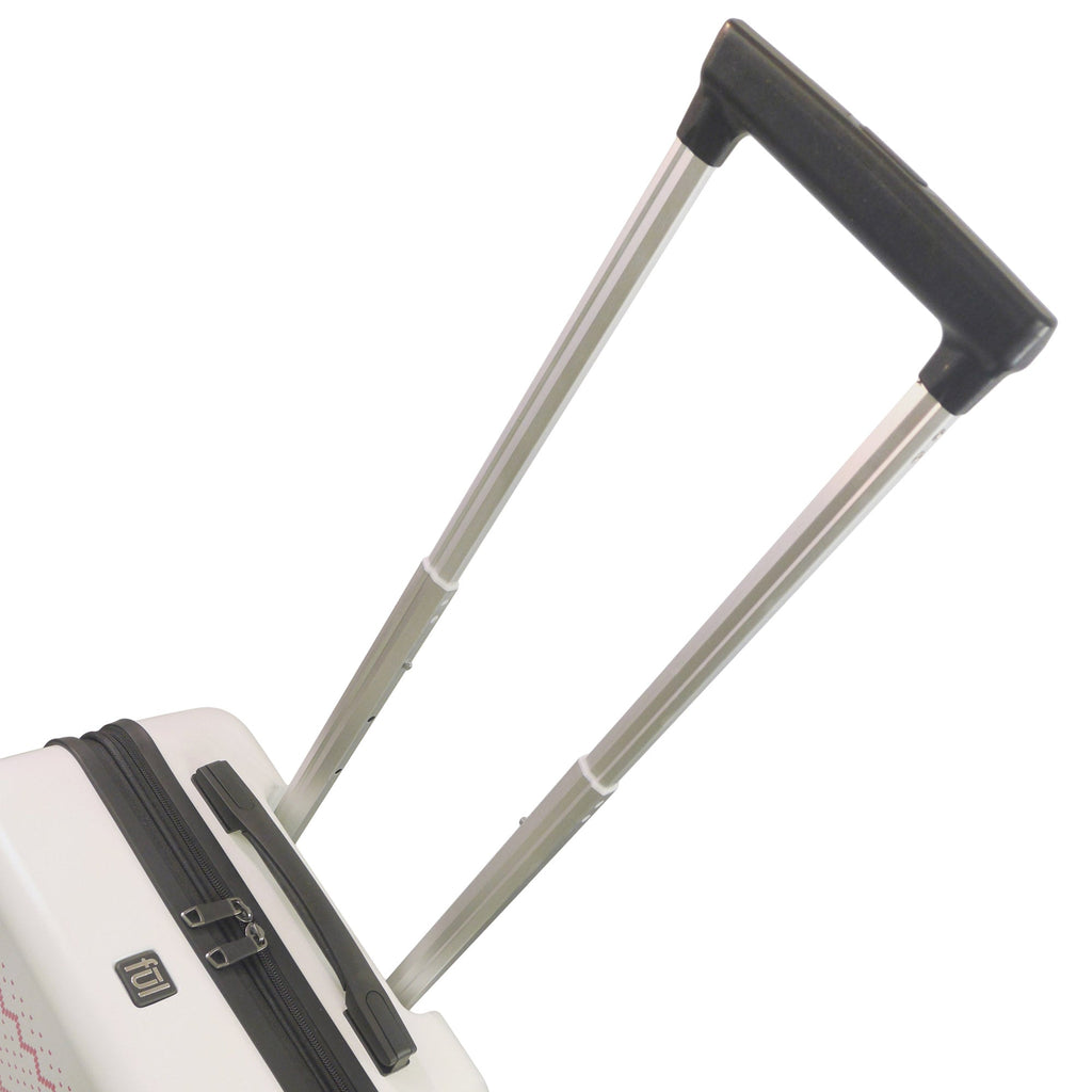 Home Alone 22.5" White Carry-On Suitcase Luggage