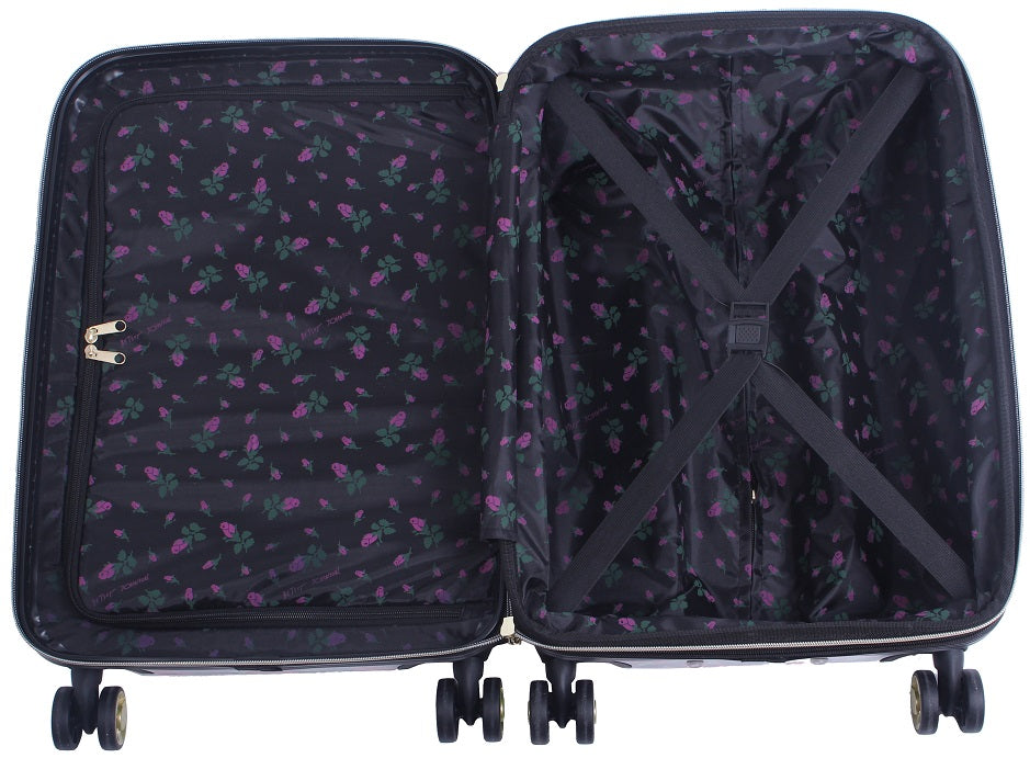 Betsey Johnson Covered Roses 3-Piece Luggage Set