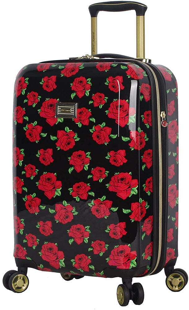 Betsey Johnson Covered Roses Carry-On Spinner