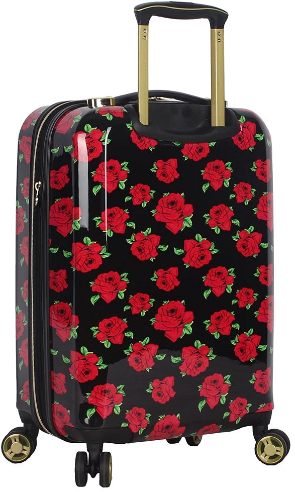 Betsey Johnson Covered Roses Carry-On Spinner