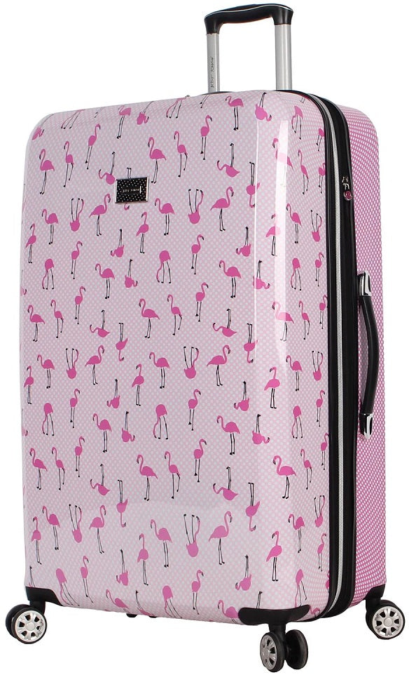 Betsey Johnson Flamingo Strut 26" Spinner