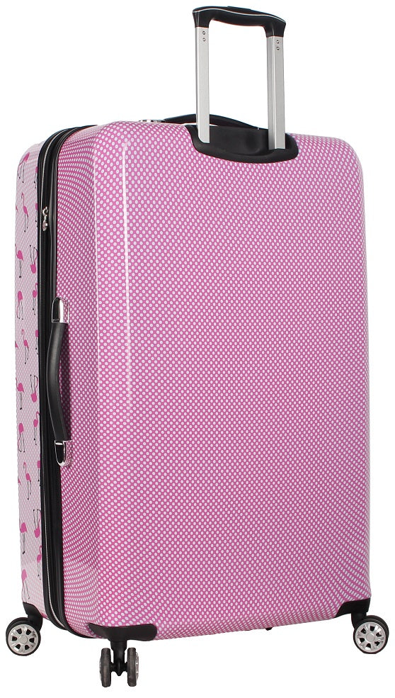 Betsey Johnson Flamingo Strut 3-Piece Luggage Set