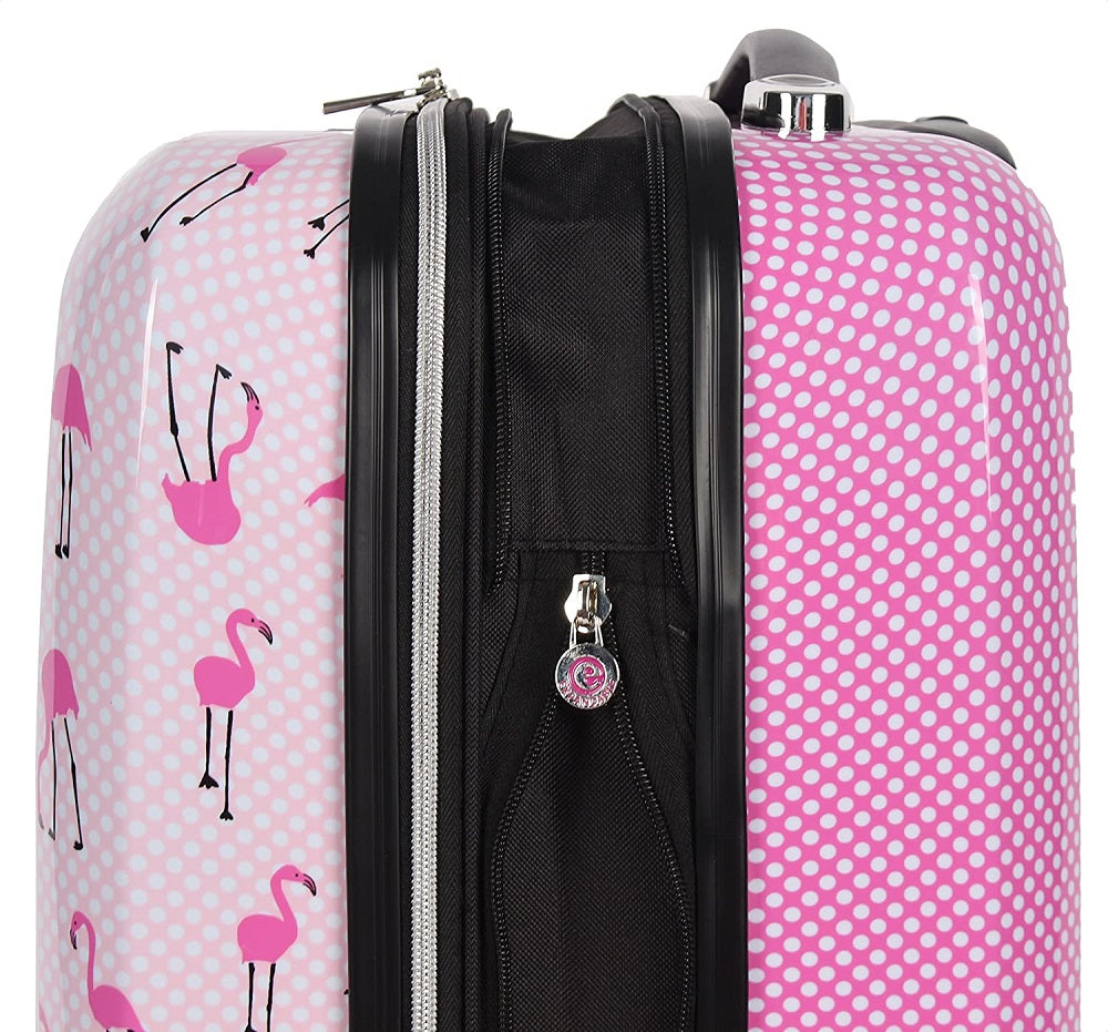 Betsey Johnson Flamingo Strut Carry-On Spinner