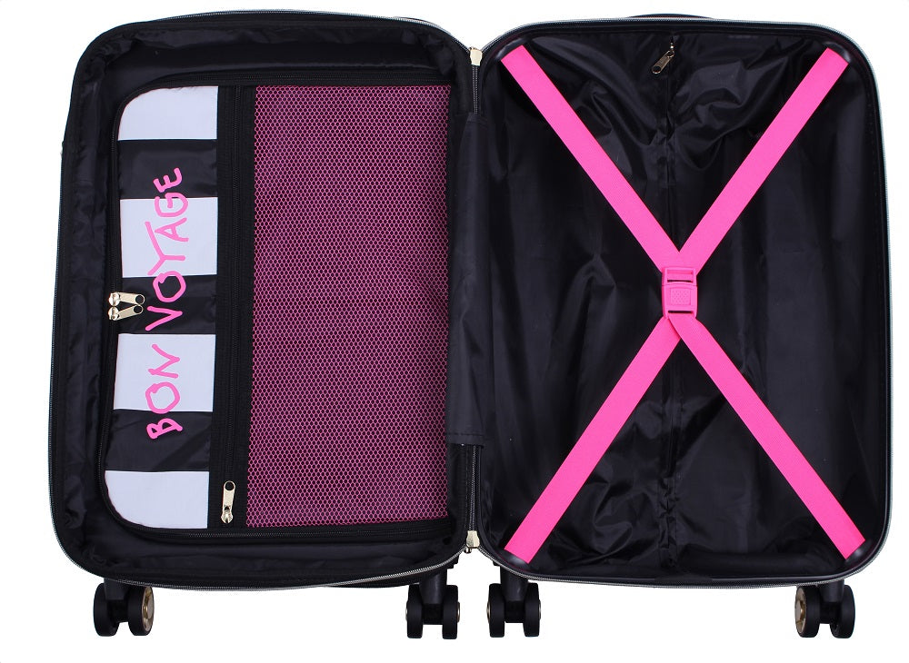 Betsey Johnson Heart to Heart 3-Piece Luggage Set