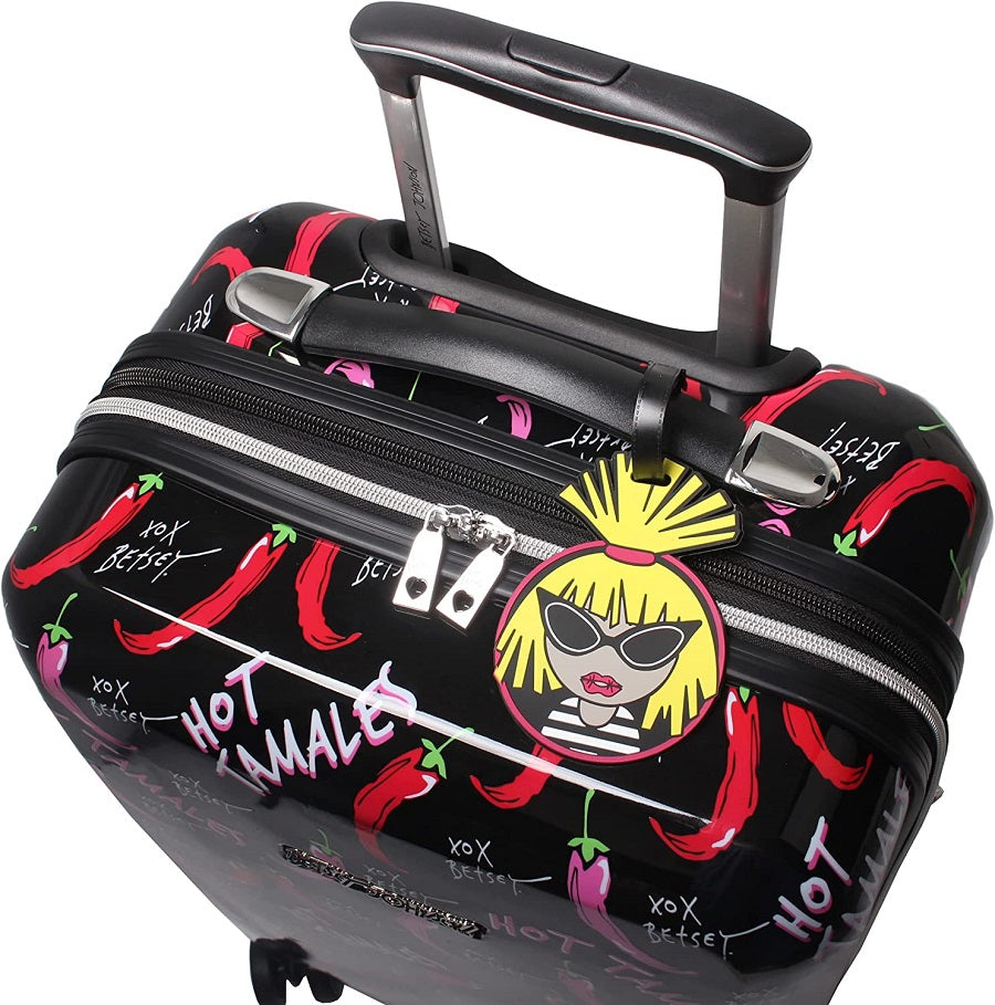Betsey Johnson Hot Tamales 3-Piece Luggage Set