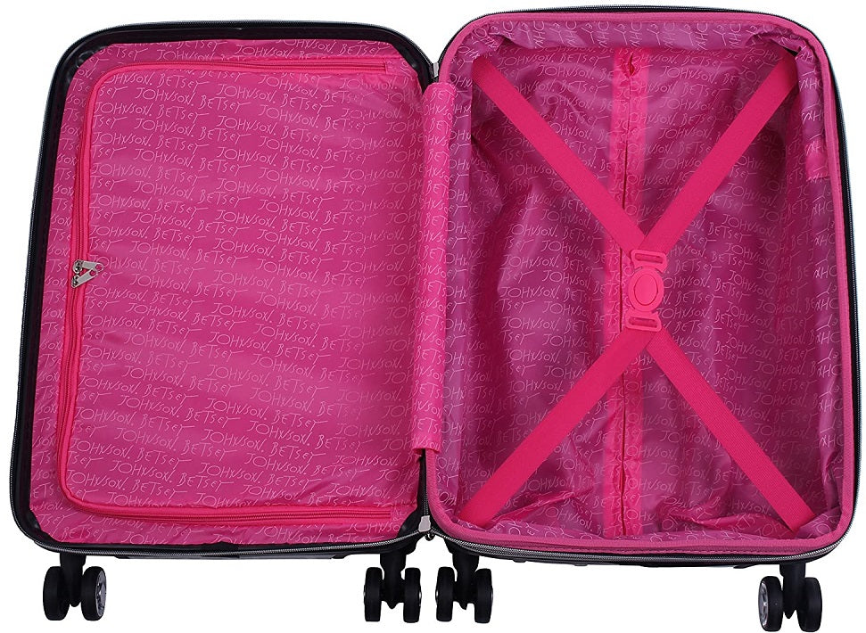 Betsey Johnson Paris Love 3-Piece Luggage Set