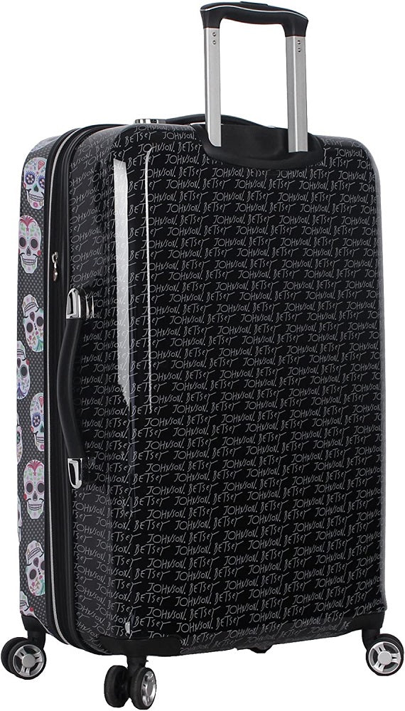 Betsey Johnson Skull Party 3-Piece Luggage Set