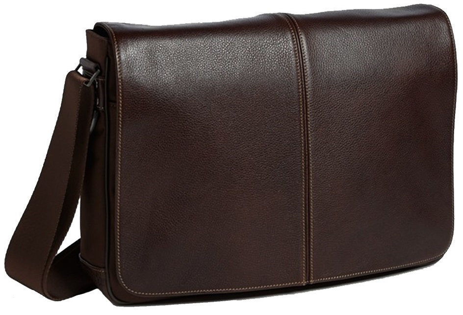 Boconi Tyler Tumbled Slim Mailbag Messenger
