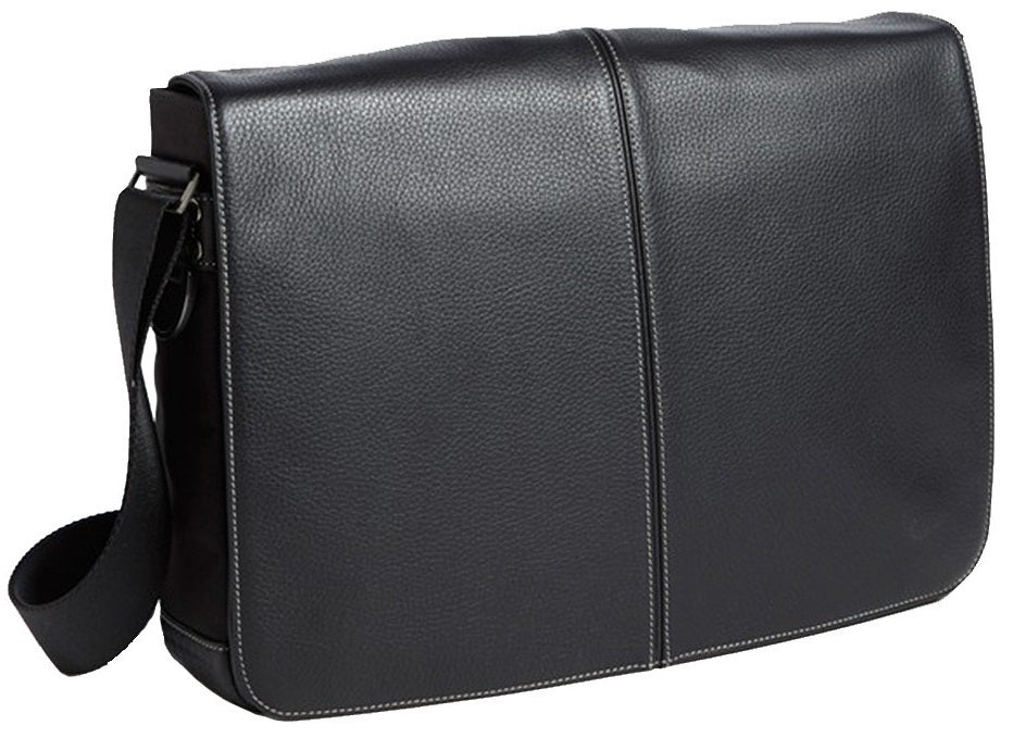 Boconi Tyler Tumbled Slim Mailbag Messenger