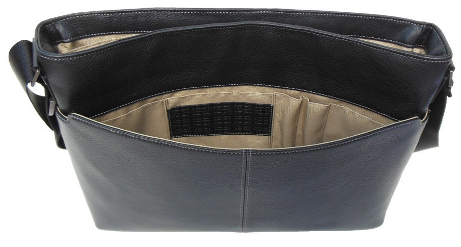 Boconi Tyler Tumbled Slim Mailbag Messenger