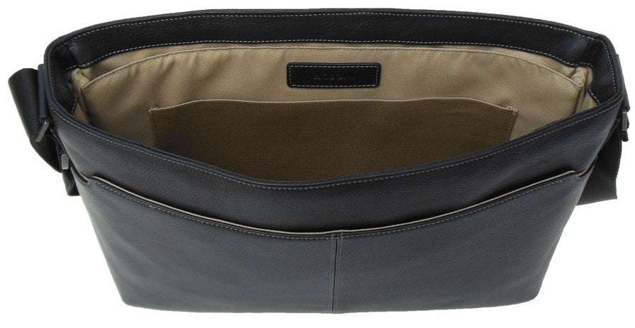 Boconi Tyler Tumbled Slim Mailbag Messenger