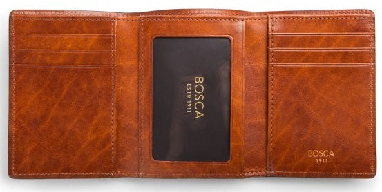 Bosca Dolce Double ID Trifold Wallet