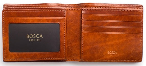 Bosca Dolce Euro 8-Pocket Deluxe Executive Wallet w/ Passcase