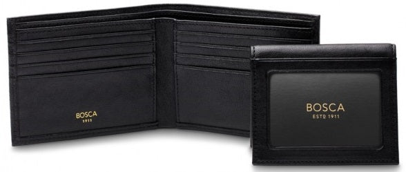 Bosca Napoli Nappa Credit Wallet I.D. Passcase