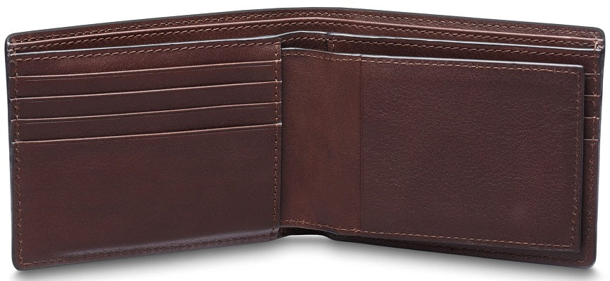 Bosca Navayo Italia Slim 10-Pocket Flip I.D. Bifold