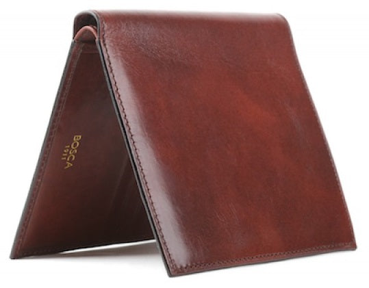 Bosca Old Leather 12 Pocket Credit Card Wallet